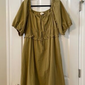 Universal thread earthy green/boho dress size xl